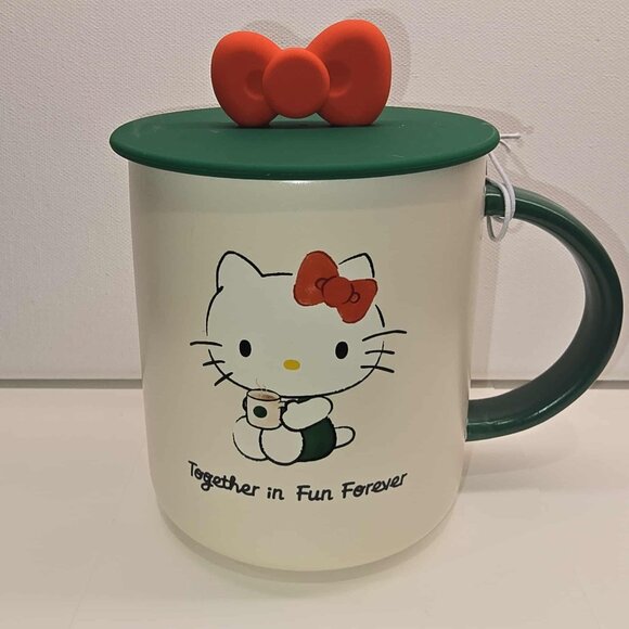 🎀❤️✨️NEW Authentic Starbucks X Hello Kitty Red Bow Top Mug 16 Oz 🎀❤️✨️ - Picture 1 of 4
